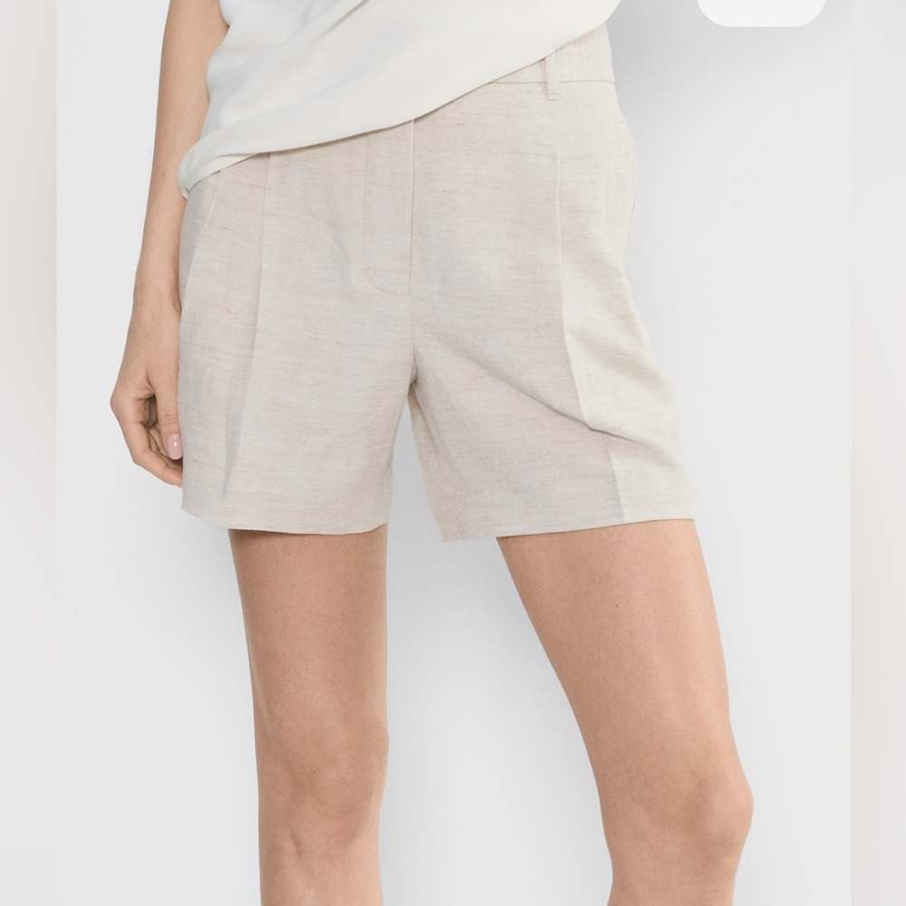 Wilfred Light Beige Linen Shorts